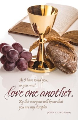 Love One Another Communion Bulletin (pack of 100) (Bulletin)