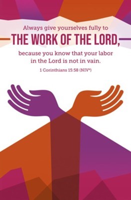 Work of the Lord Bulletin (pack of 100) (Bulletin)