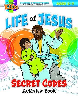The Life of Jesus Secret Codes Coloring Activity Book (Paperback)