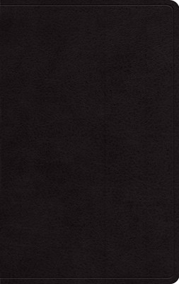 ESV Large Print Personal Size Bible, Black (Genuine Leather)