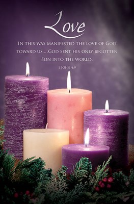 Love Advent Bulletin (pack of 100) (Bulletin)