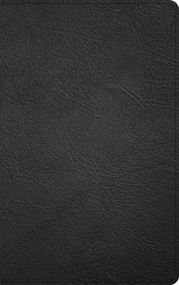 KJV Single-Column Personal Size Bible, Black Genuine Leather (Genuine Leather)