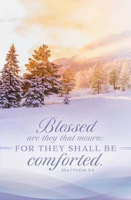 For They Shall be Comforted Funeral Bulletin (pack of 100) (Bulletin)