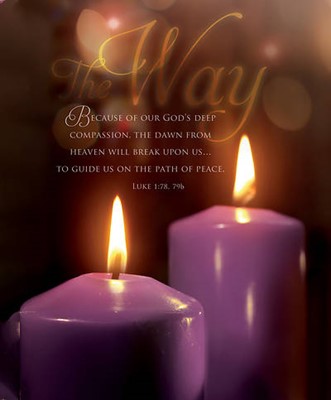 The Way Scripture Advent Large Bulletin (pack of 100) (Bulletin)