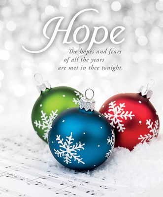Hopes and Fears Advent Large Bulletin (pack of 100) (Bulletin)