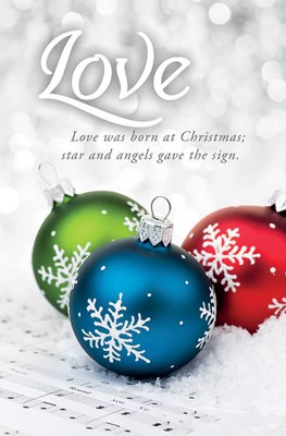 Love was Born Advent Bulletin (pack of 100) (Bulletin)