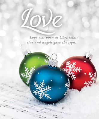 Love Was Born Advent Large Bulletin (pack of 100) (Bulletin)