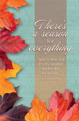 Season For Everything Fall Bulletin (pack of 100) (Bulletin)