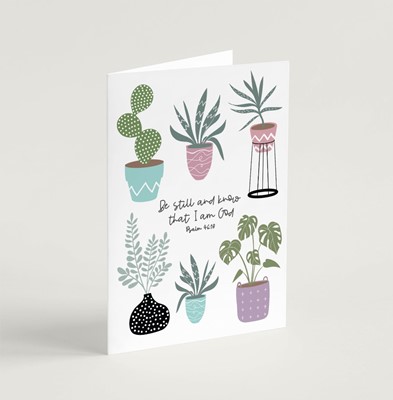Be Still and Know (House Jungle) - Greeting Card (Cards)