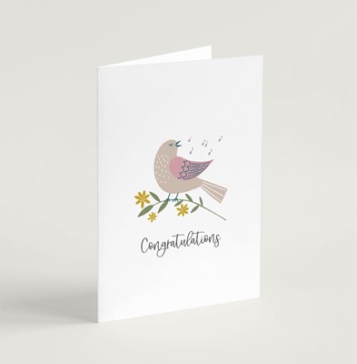 Congratulations (Birds of Joy) - Greeting Card (Cards)