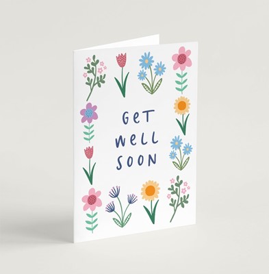 Get Well Soon (Spring version) - Greeting Card (Cards)