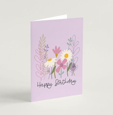 Happy Birthday (Wild Meadow) - Greeting Card (Cards)