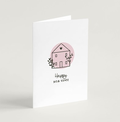 Happy New Home (Scandi Home) - Greeting Card (Cards)