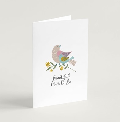 Mum to Be (Birds of Joy) - Greeting Card (Cards)