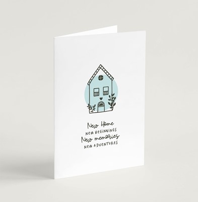 New Home, New Beginnings (Scandi Home) - Greeting Card (Cards)