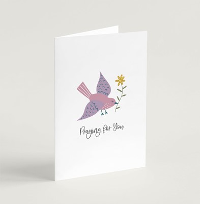Praying for You (Birds of Joy) - Greeting Card (Cards)