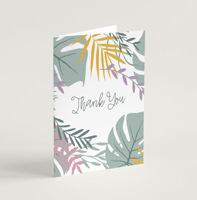 Thank you (Jungle Pink) - Greeting Card (Cards)
