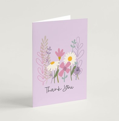 Thank You (Wild Meadow) - Greeting Card (Cards)