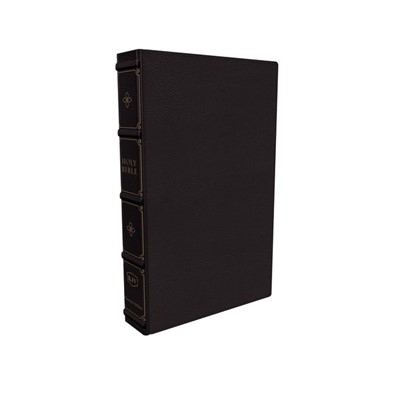 KJV Large Print Verse-by-Verse Reference Bible, Black (Imitation Leather)