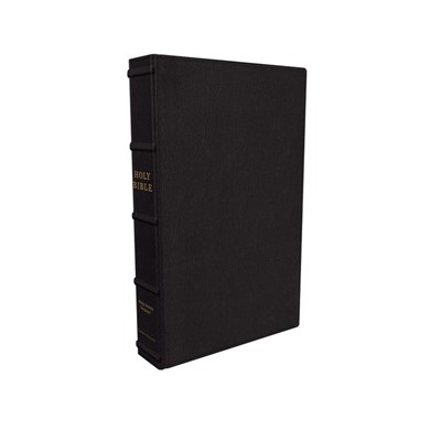 KJV Large Print Verse-by-Verse Reference Bible, Black (Genuine Leather)