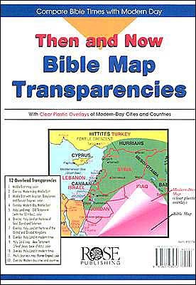 Then and Now Bible Map Transparencies (Paperback)