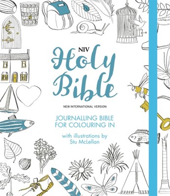 NIV Journalling Bible for Colouring In (Hard Cover)