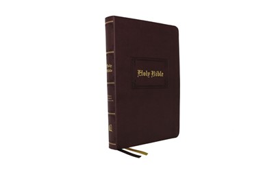 KJV Thinline Bible, Large Print, Brown, Comfort Print (Imitation Leather)