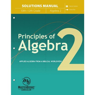 Principles of Algebra 2 (Solutions Manual) (Paperback)