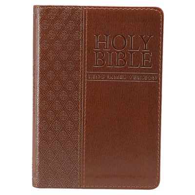 KJV Pocket Bible, Brown (Imitation Leather)