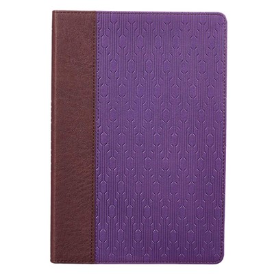 KJV Large Print Thinline Bible, Purple (Imitation Leather)