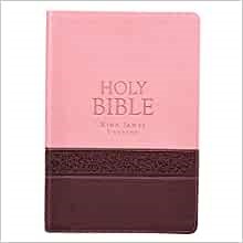 KJV Large Print Thinline Bible, Pink (Imitation Leather)