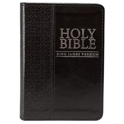 KJV Mini Pocket Bible, Black (Imitation Leather)