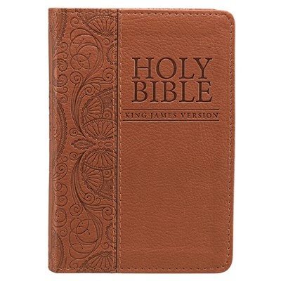 KJV Mini Pocket Bible, Tan (Imitation Leather)
