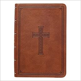 KJV Large Print Compact Bible, Tan (Imitation Leather)