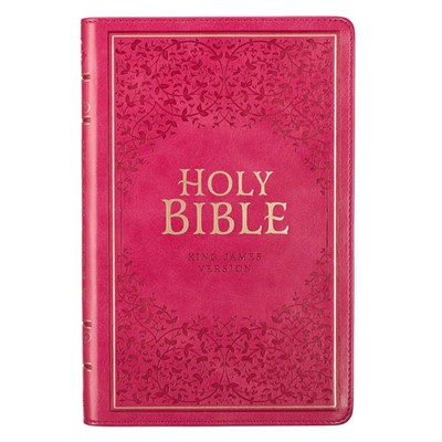 KJV Gift Edition Bible, Pink, Thumb Indexed (Imitation Leather)