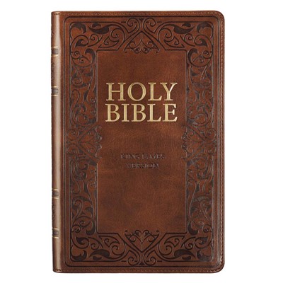 KJV Gift Edition Bible, Brown, Thumb Indexed (Imitation Leather)