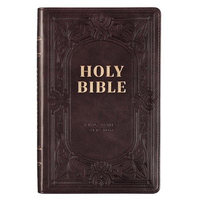KJV Gift Edition Bible, Dark Brown, Thumb Indexed (Imitation Leather)