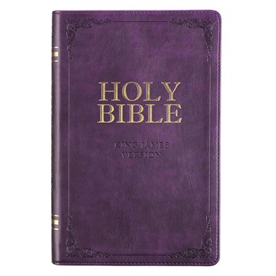 KJV Gift Edition Bible, Purple, Thumb Indexed (Imitation Leather)