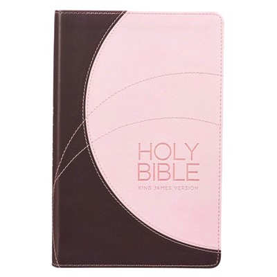 KJV Gift Edition Bible, Brown/Pink (Imitation Leather)