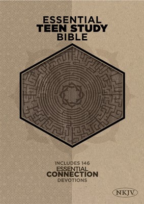 The NKJV Essential Teen Study Bible Gray Cork Leathertouch (Imitation Leather)