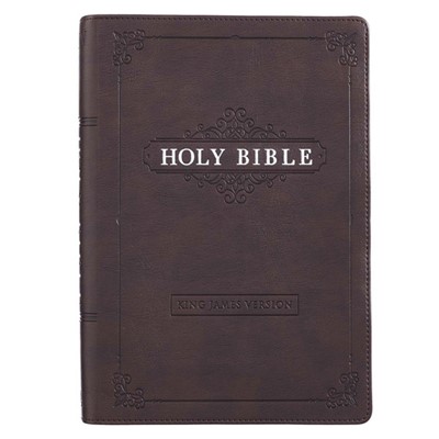KJV Giant Print Bible, Black, Indexed (Imitation Leather)