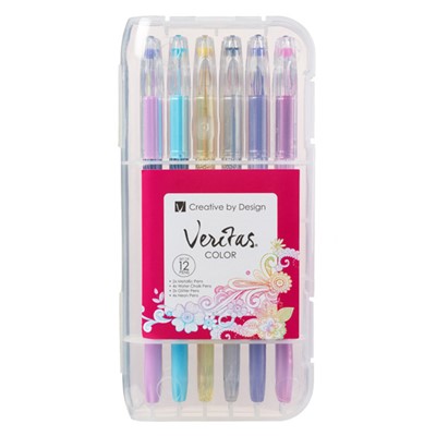 Veritas Gel Pen Set (pack of 12) (Pen)