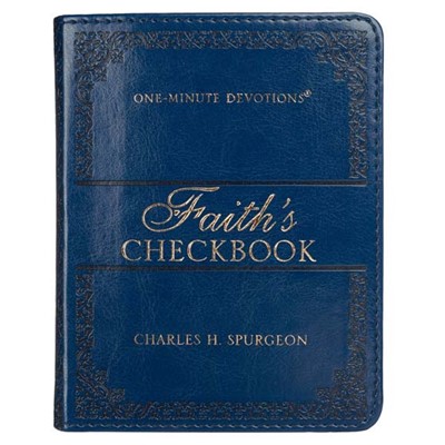 One-Minute Devotions: Faith's Checkbook (Imitation Leather)