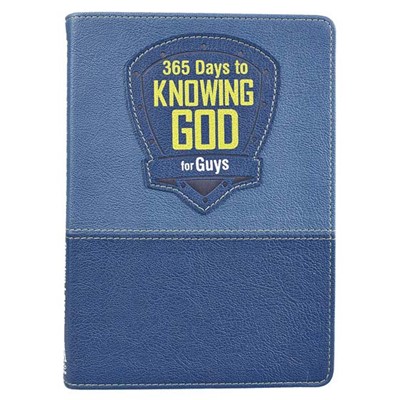 365 Days to Knowing God for Guys (Imitation Leather)