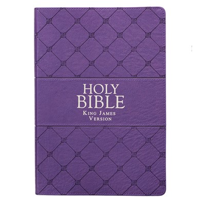 KJV Super Giant Print Bible, Purple (Imitation Leather)