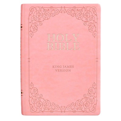 KJV Giant Print Bible, Pink (Imitation Leather)