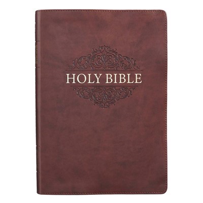 KJV Giant Print Bible, Brown (Imitation Leather)
