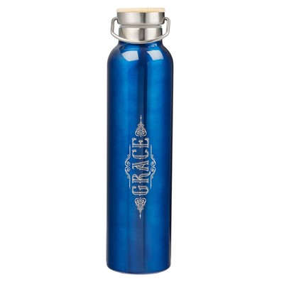 Grace Cobalt Blue Stainless Steel Water Bottle (General Merchandise)