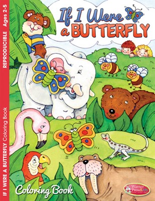 If I Was a Butterfly Colouring Activity Book (Paperback)