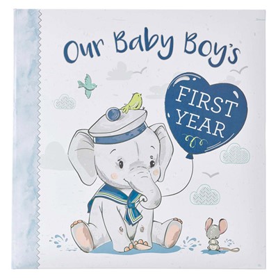 Our Baby Boy's First Year (Hard Cover)